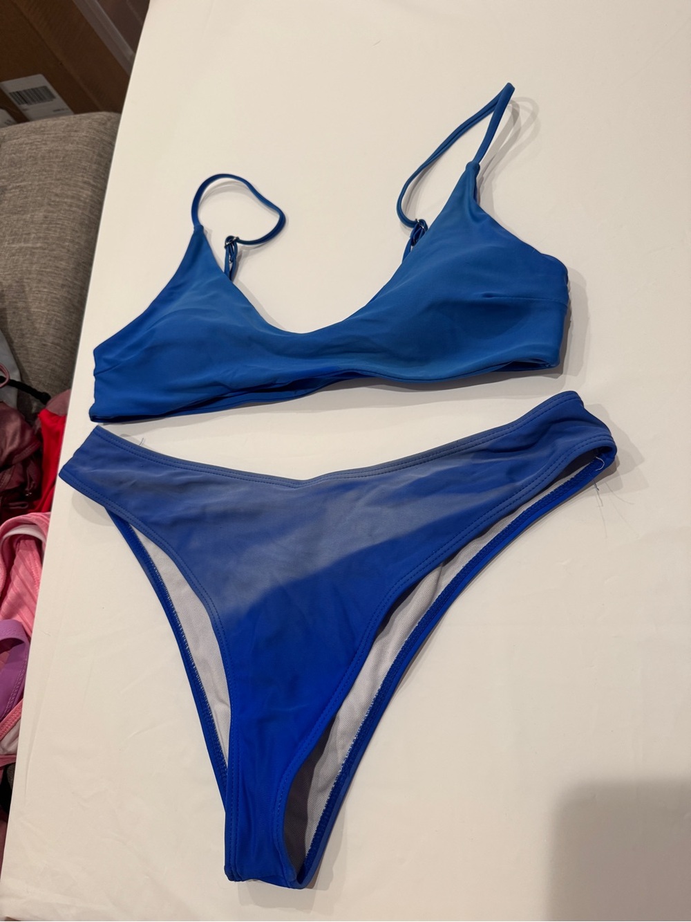 SHEIN Royal Blue Two-Piece Bikini Set